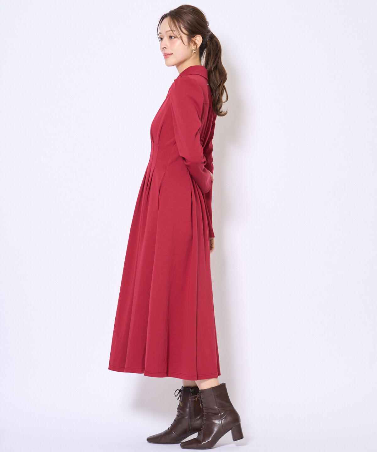 アンドクチュール「センターZIPワンピース」|ワンピース|