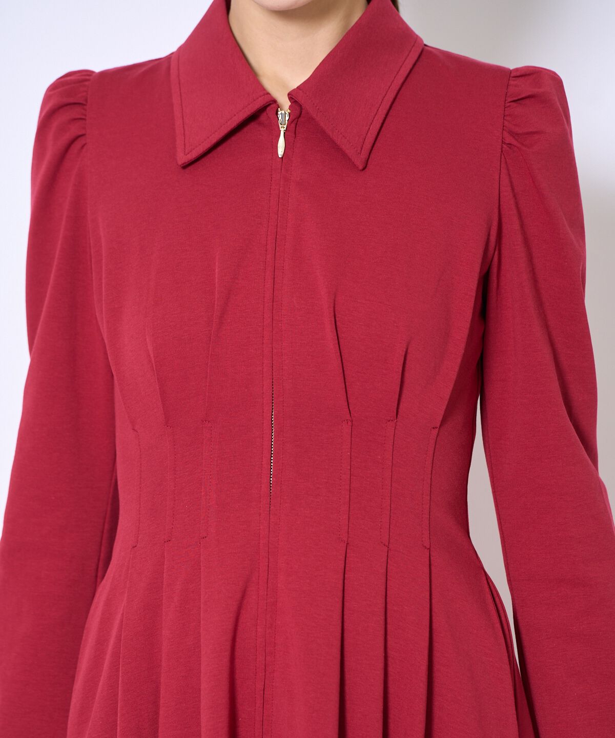 アンドクチュール「センターZIPワンピース」|ワンピース|