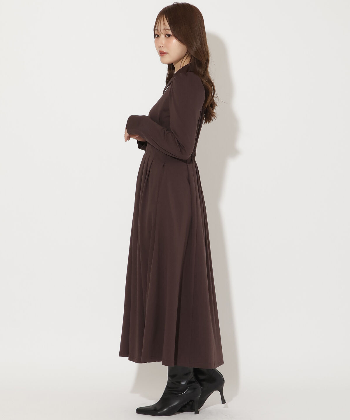 アンドクチュール「センターZIPワンピース」|ワンピース|