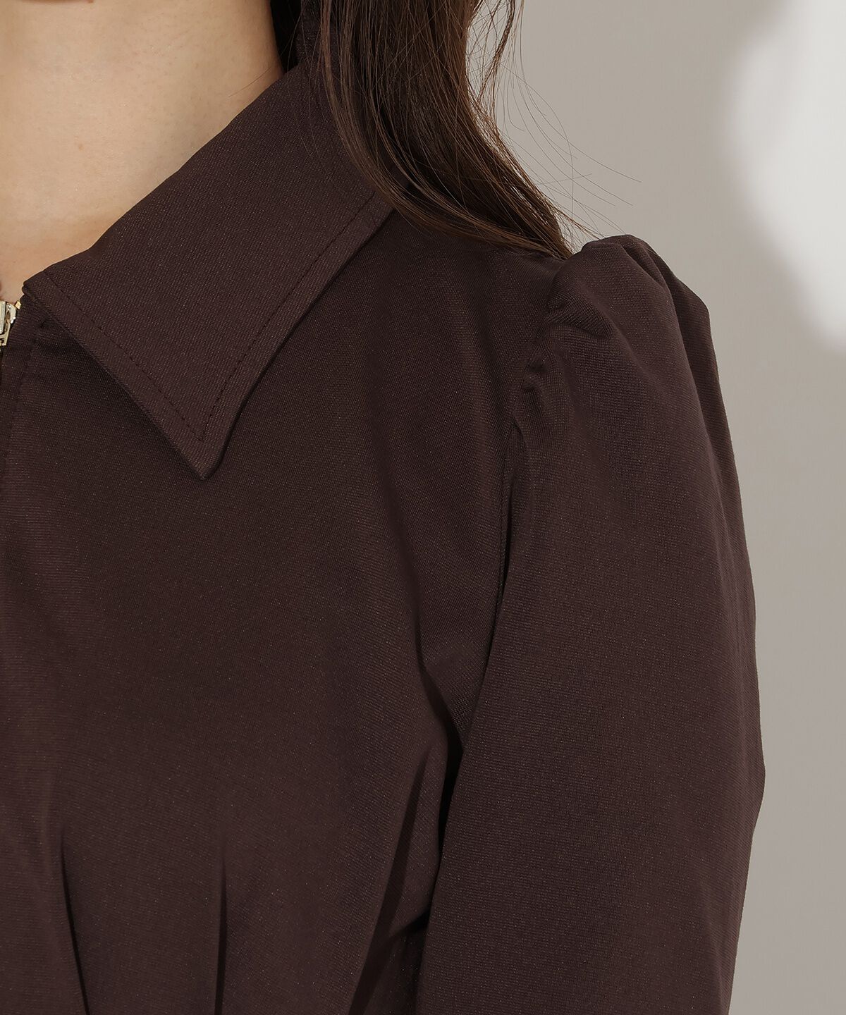 アンドクチュール「センターZIPワンピース」|ワンピース|