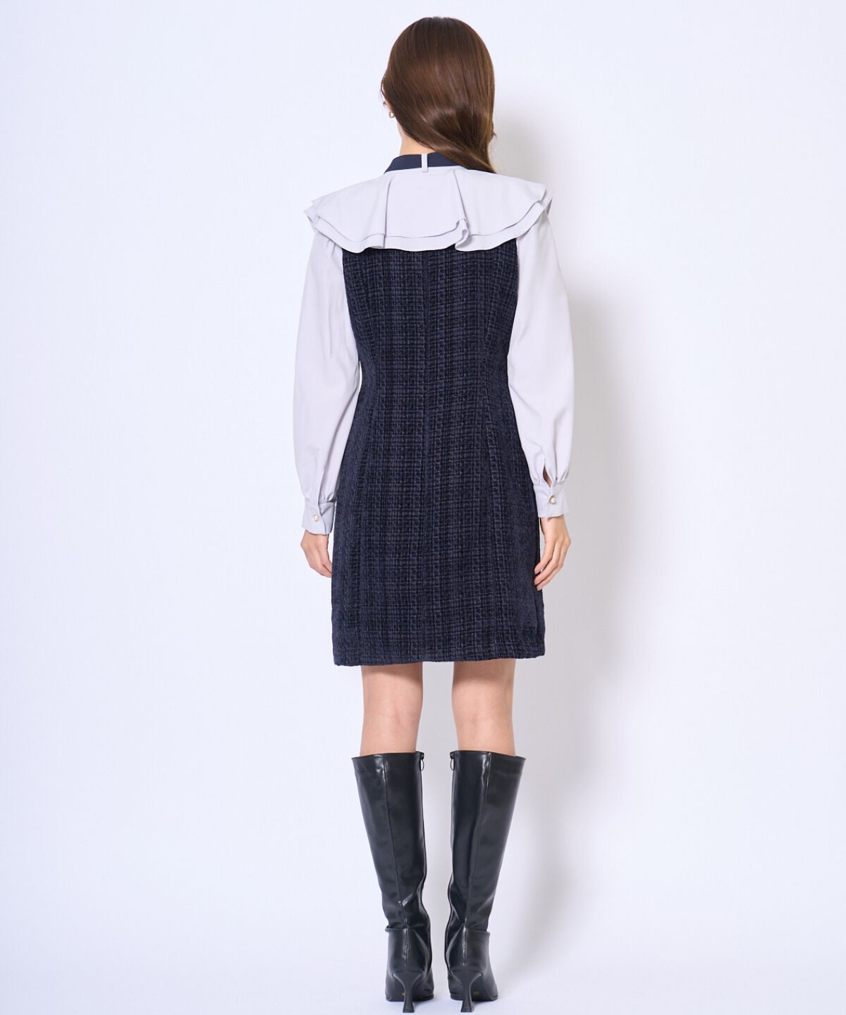 アンドクチュール「ボウタイミニワンピース」|ワンピース|