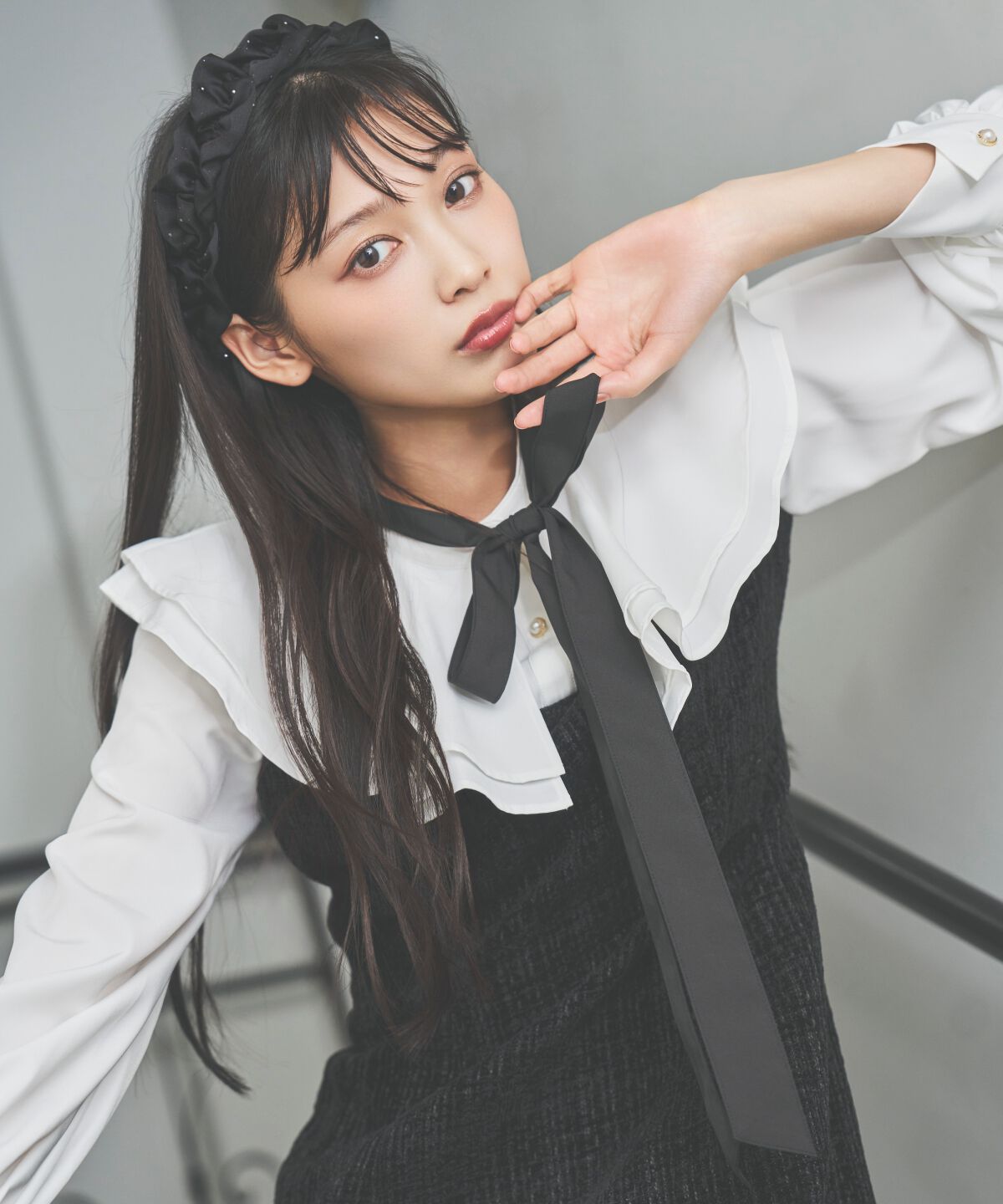 アンドクチュール「ボウタイミニワンピース」|ワンピース|