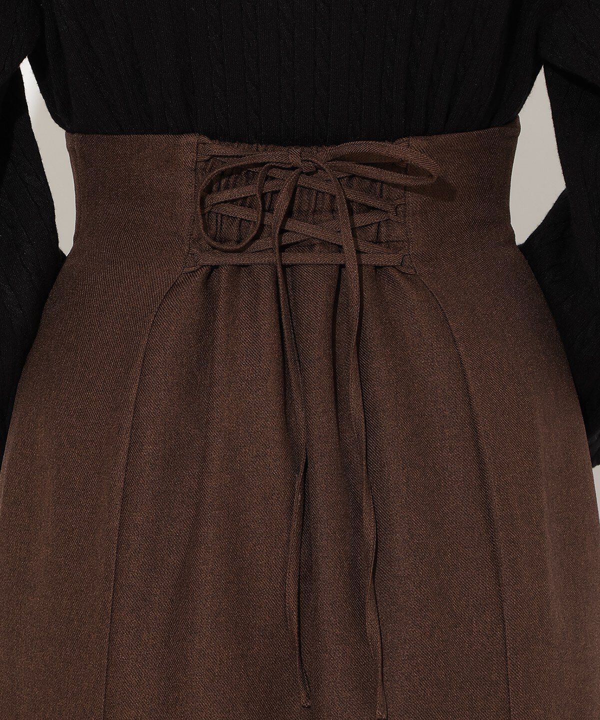 アンドクチュール「フロントZIPマーメイドスカート」|フレア|