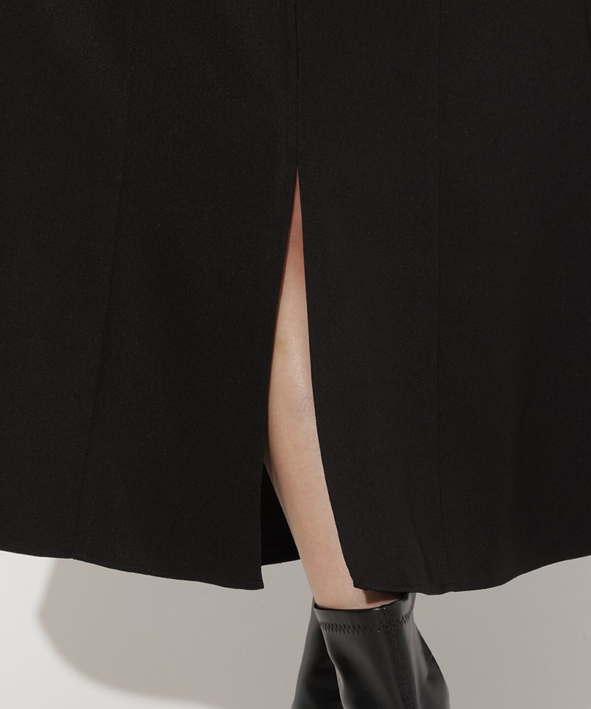 アンドクチュール「フロントZIPマーメイドスカート」|フレア|