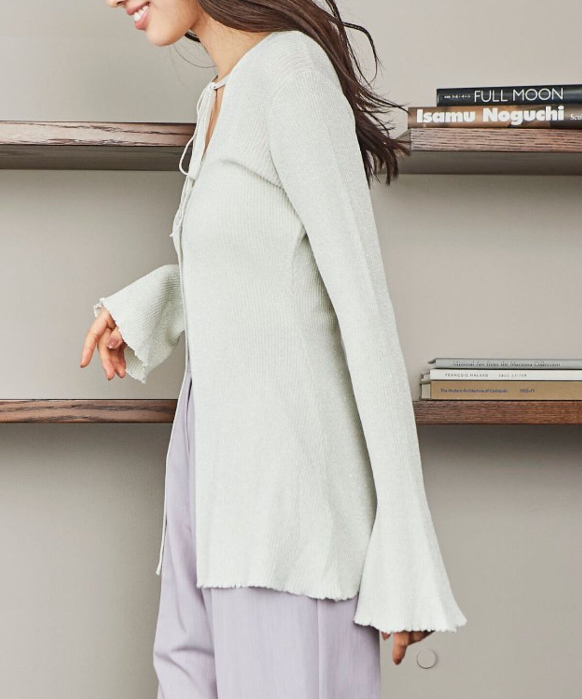 REDYAZEL「ラメシアーニットカーディガン」|カーディガン|