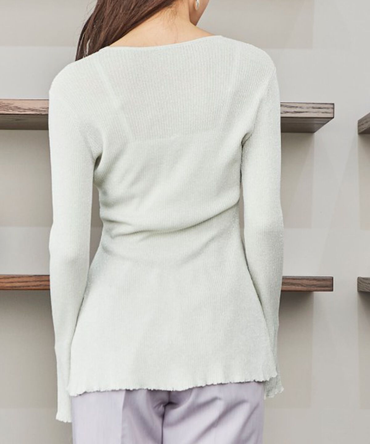 REDYAZEL「ラメシアーニットカーディガン」|カーディガン|