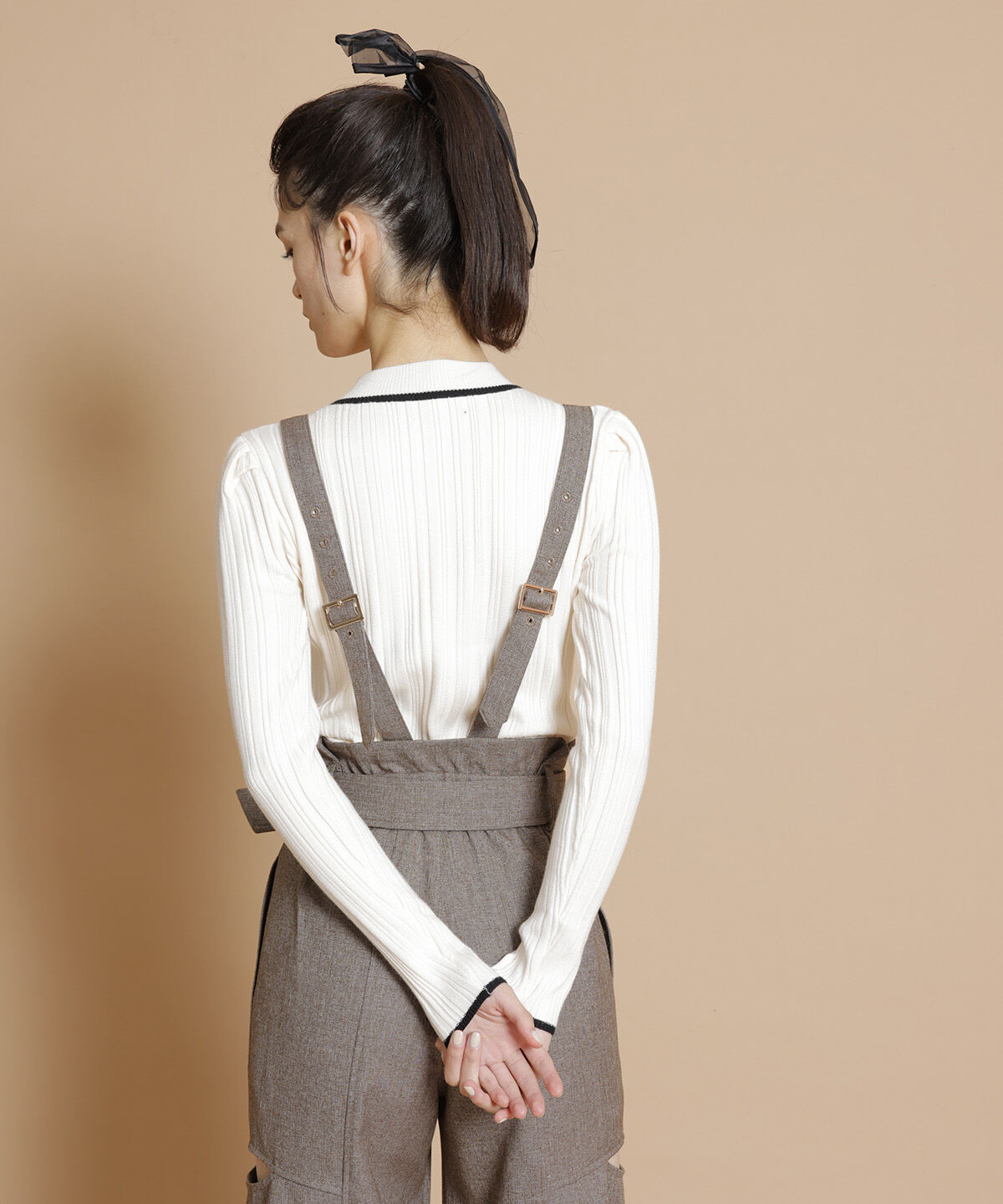 REDYAZEL「カットアウトサス付きワイドパンツ」|その他|