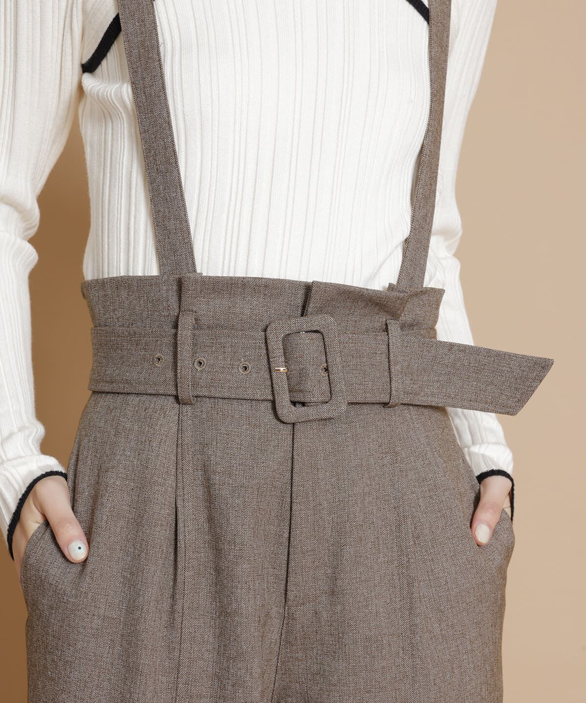 REDYAZEL「カットアウトサス付きワイドパンツ」|その他|