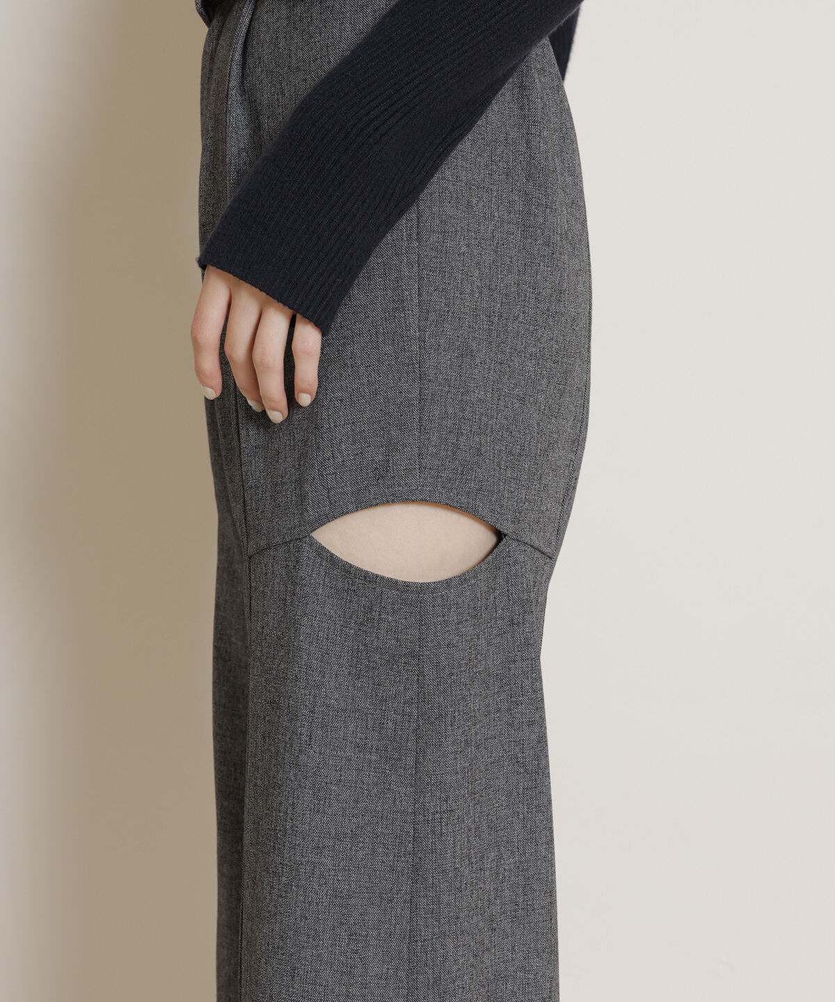 REDYAZEL「カットアウトサス付きワイドパンツ」|その他|