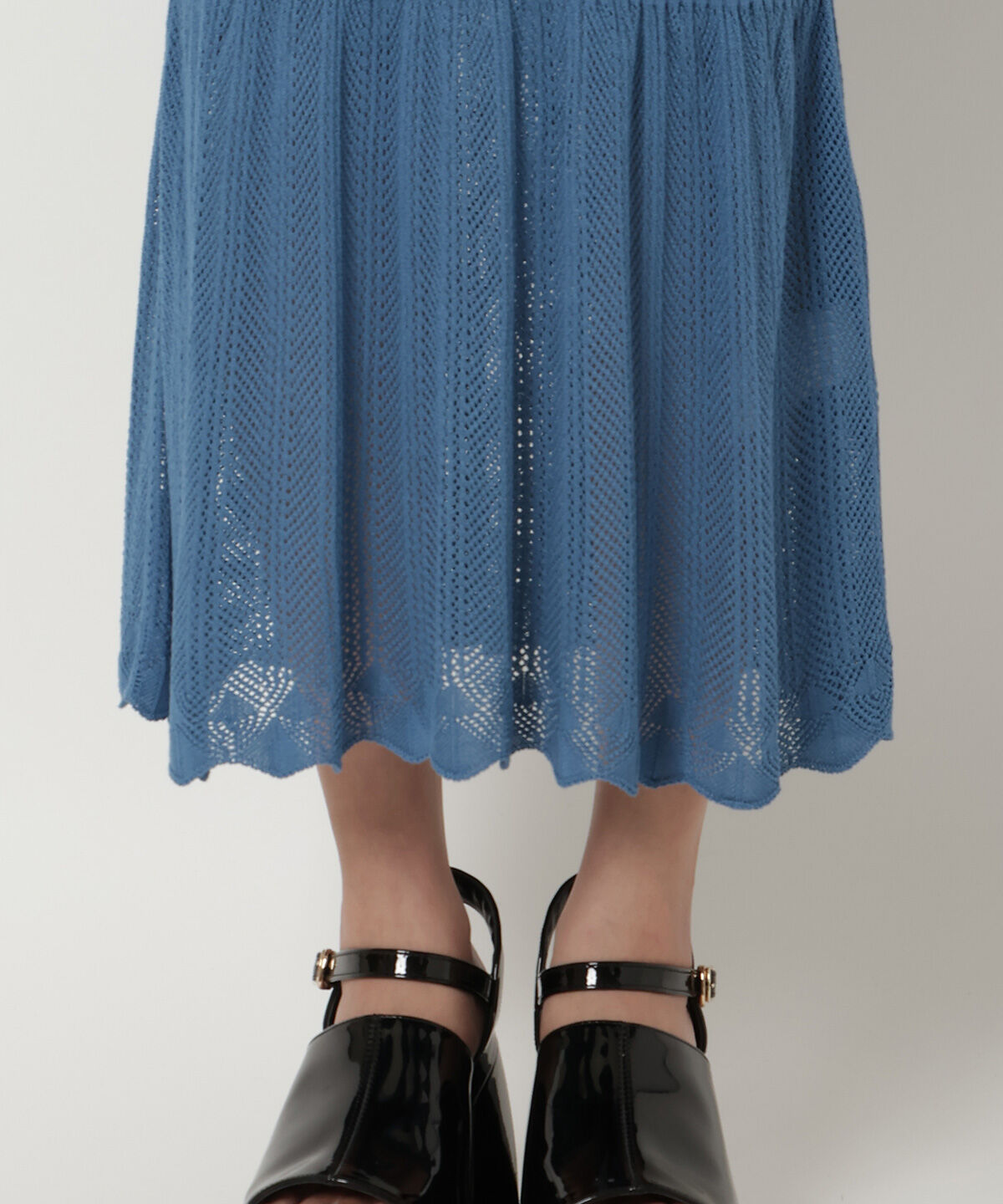 REDYAZEL「レースヘムニットワンピース」|ワンピース|