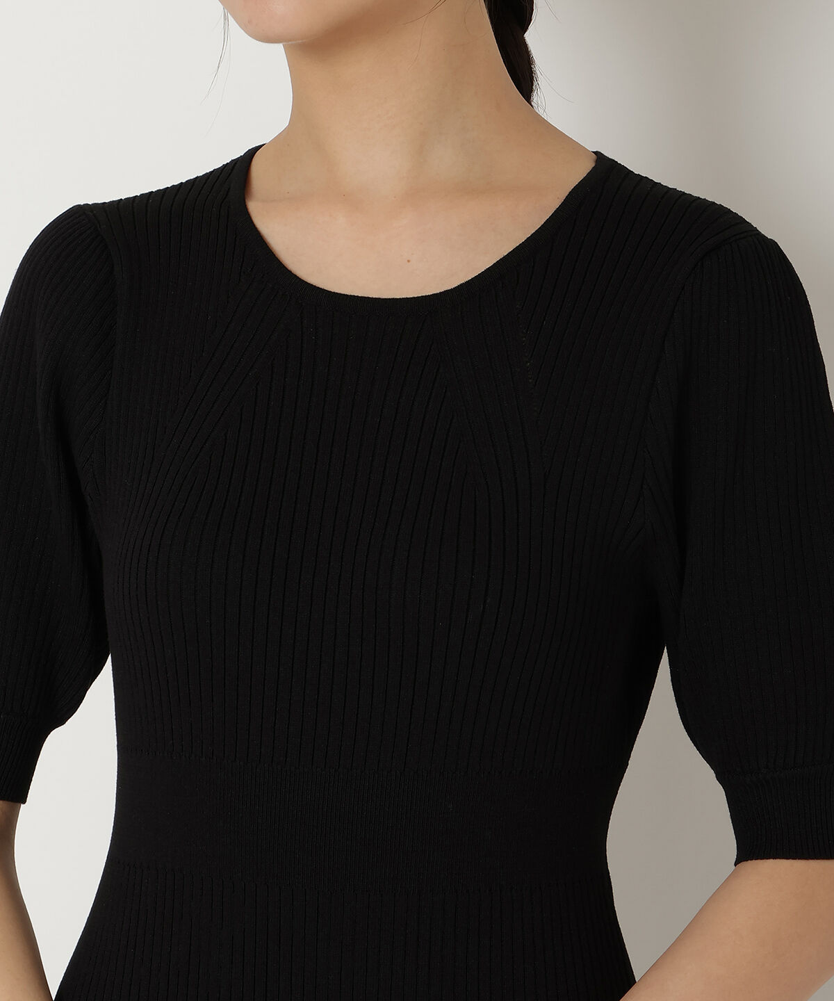 REDYAZEL「レースヘムニットワンピース」|ワンピース|