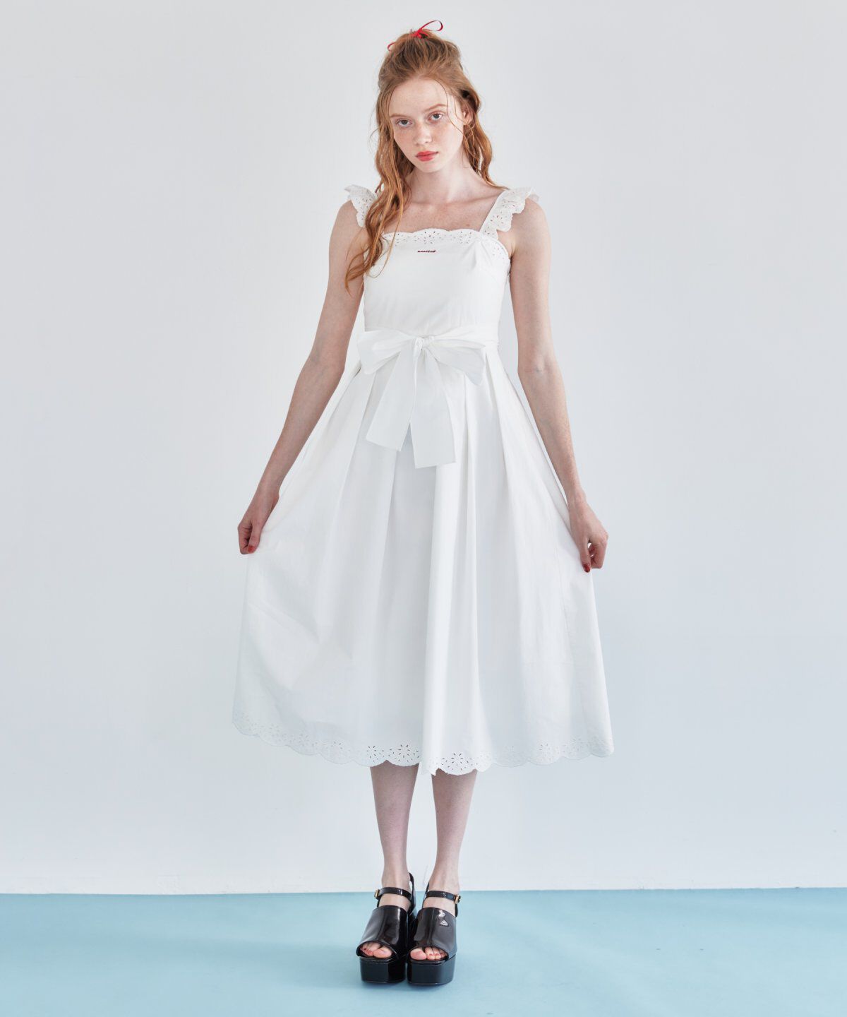 REDYAZEL「エンブロイダリーコットンワンピース」|ワンピース|