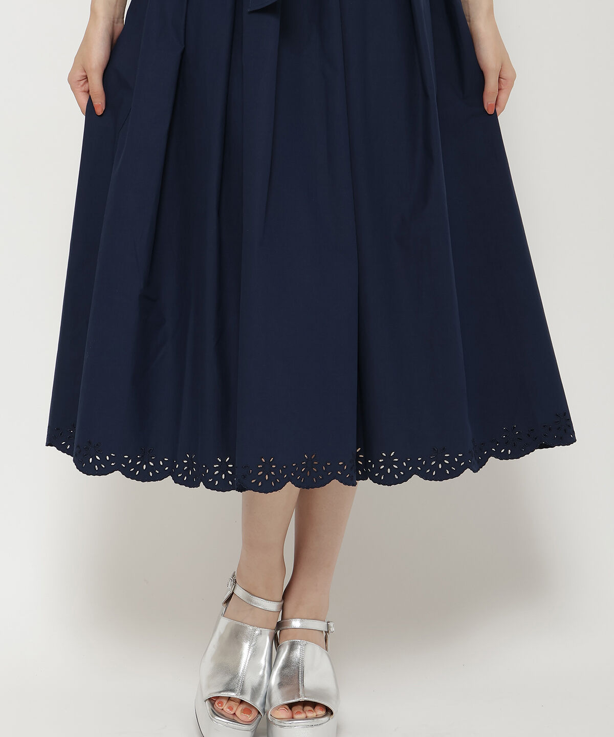 REDYAZEL「エンブロイダリーコットンワンピース」|ワンピース|