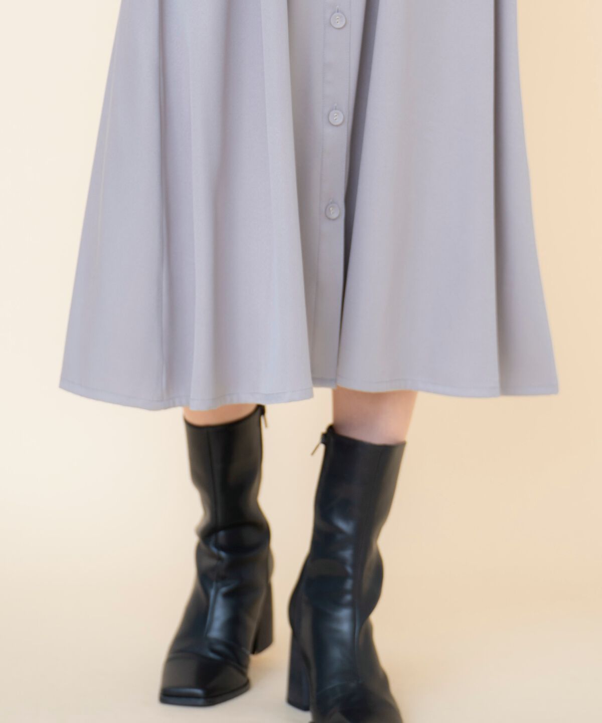 REDYAZEL「リボンタイパフスリーブワンピース」|ワンピース|