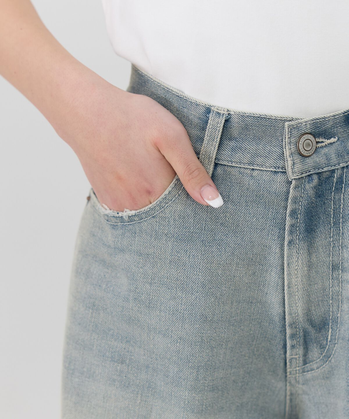 REDYAZEL「ダメージワイドデニムパンツ」|その他|