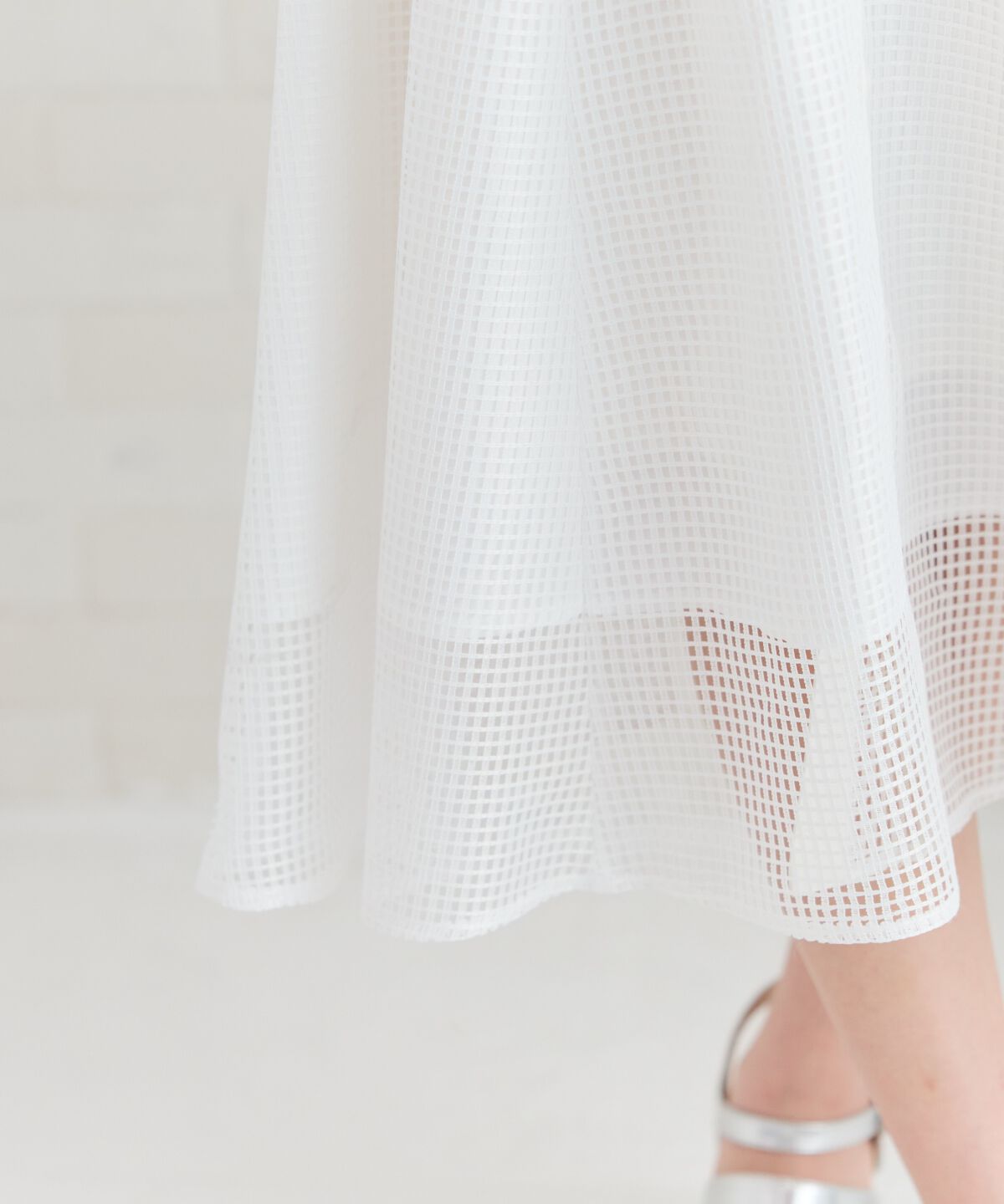 REDYAZEL「ビッグカラースクエアレースワンピース」|ワンピース|