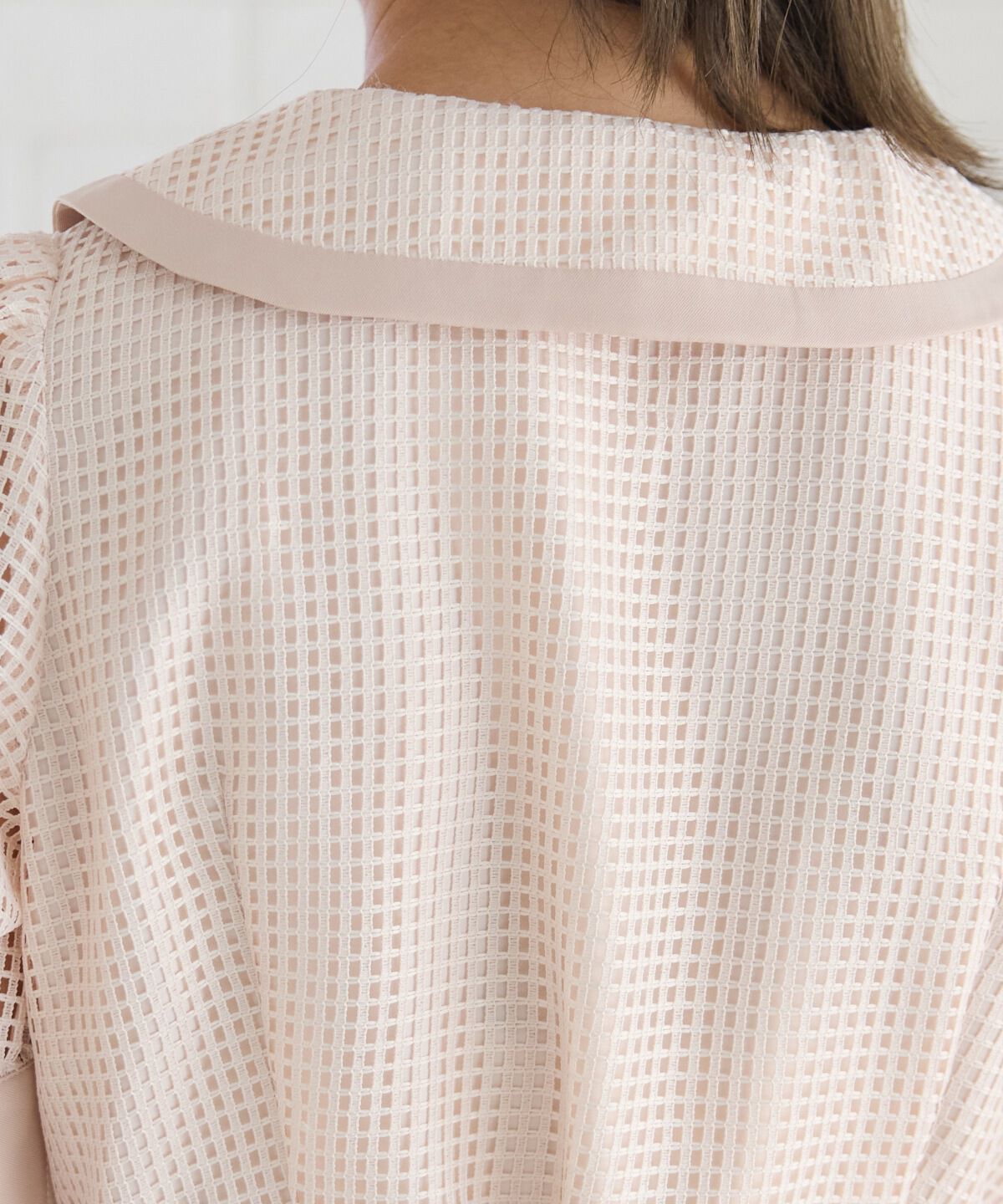 REDYAZEL「ビッグカラースクエアレースワンピース」|ワンピース|