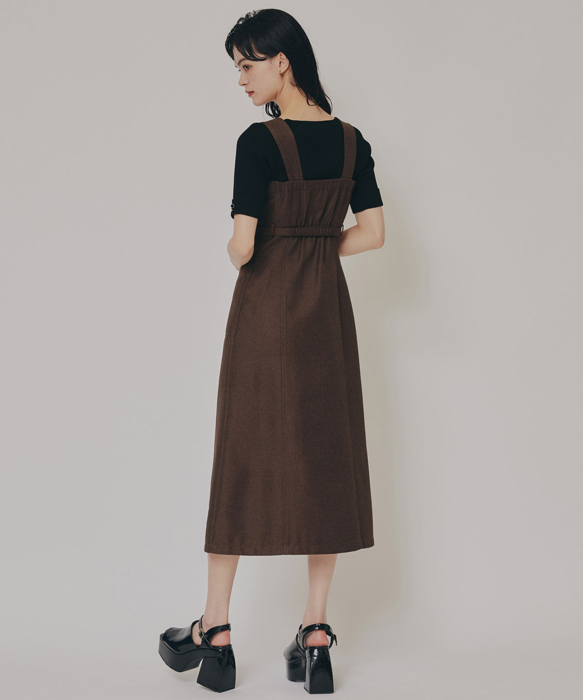 REDYAZEL「フロントジップバイカラーチェックワンピース」|ワンピース|