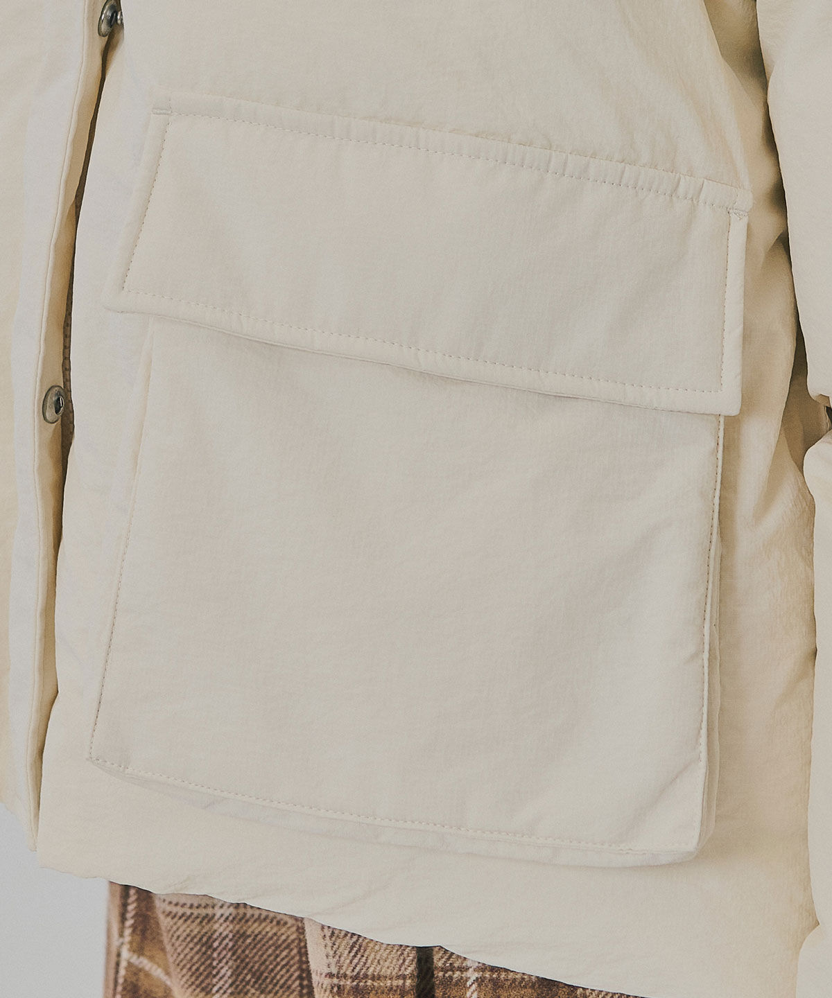 REDYAZEL「フラップポケットファイバーダウンジャケット」|ダウン|