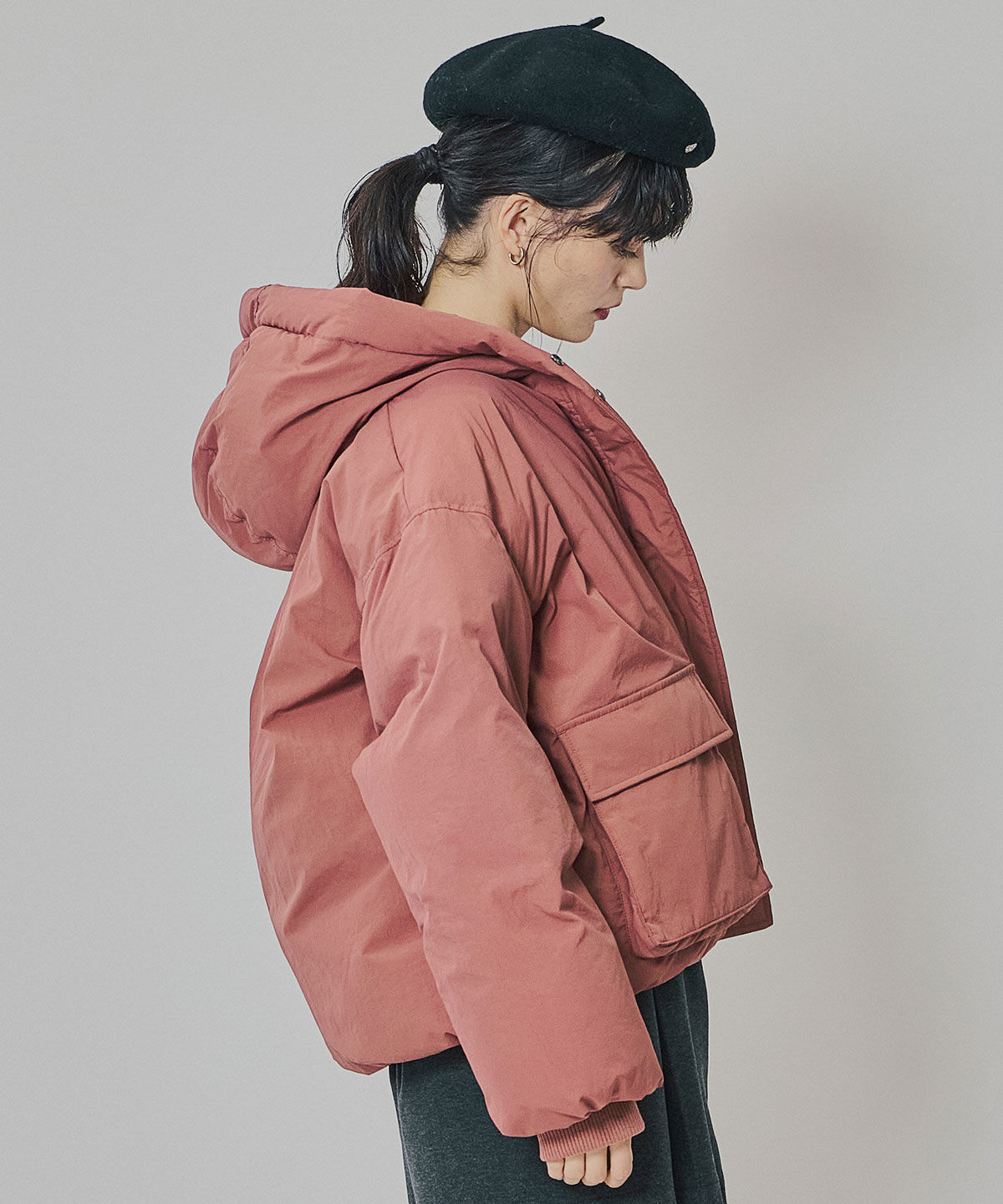 REDYAZEL「フラップポケットファイバーダウンジャケット」|ダウン|