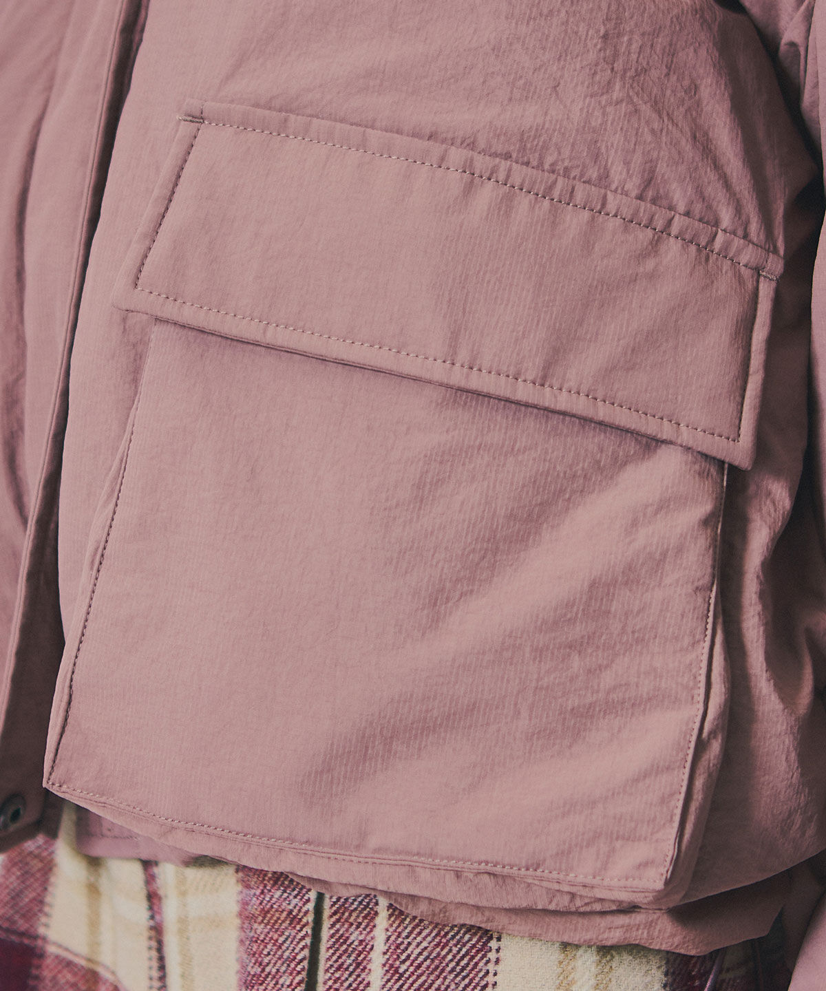 REDYAZEL「フラップポケットファイバーダウンジャケット」|ダウン|