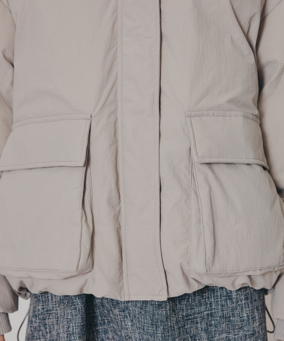 REDYAZEL「フラップポケットファイバーダウンジャケット」|ダウン|