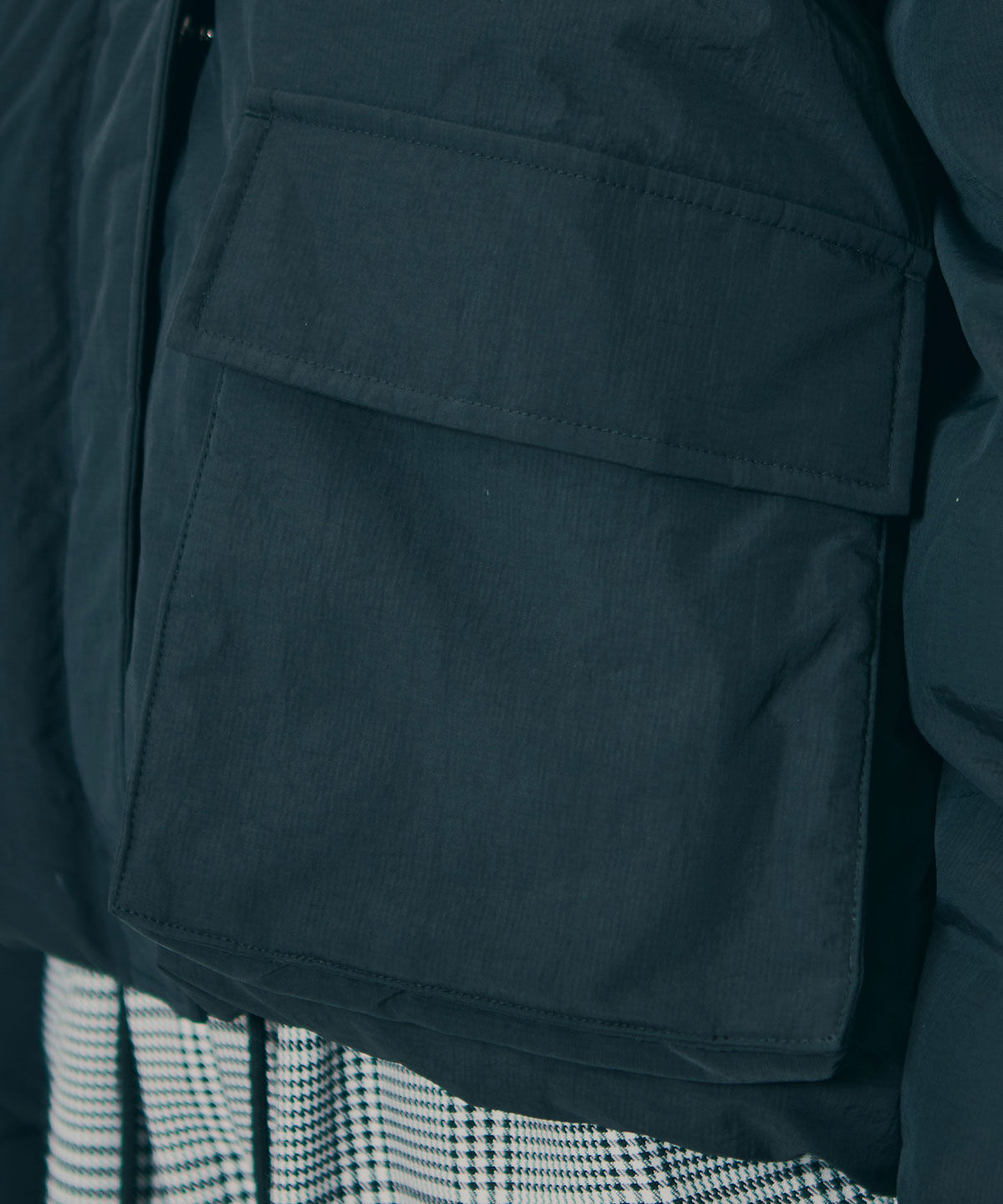 REDYAZEL「フラップポケットファイバーダウンジャケット」|ダウン|