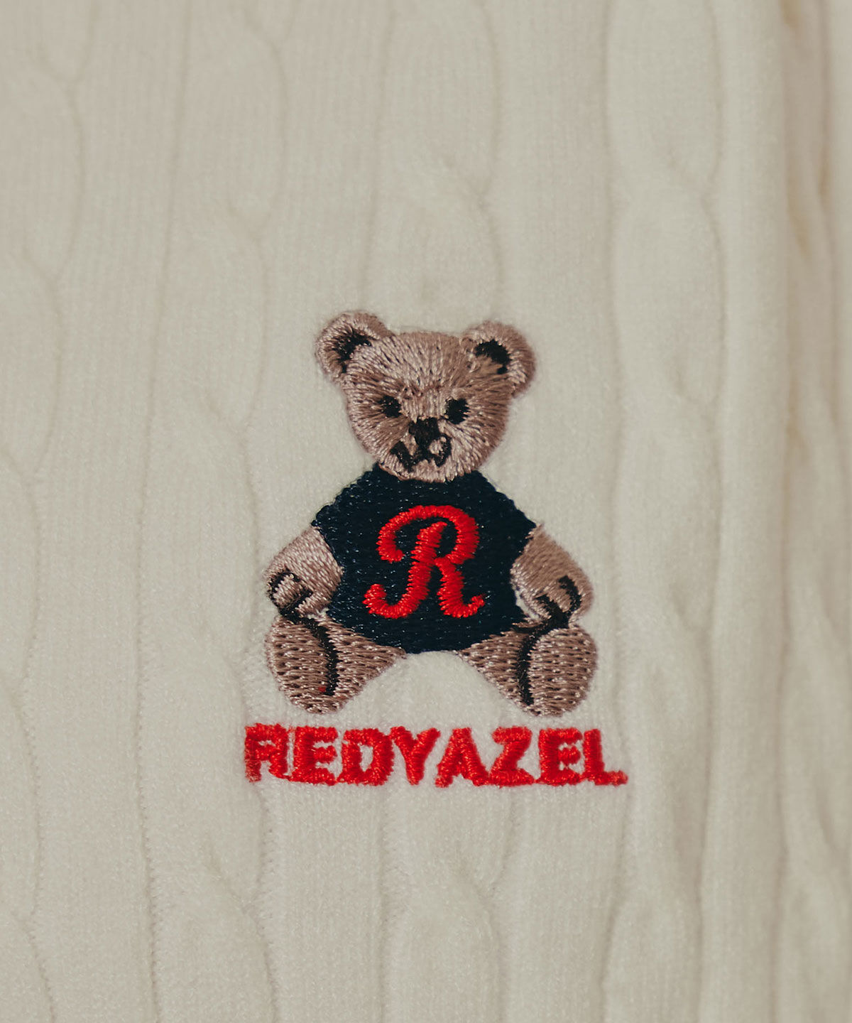 REDYAZEL「Azelyミニケーブルニットカーディガン」|カーディガン|