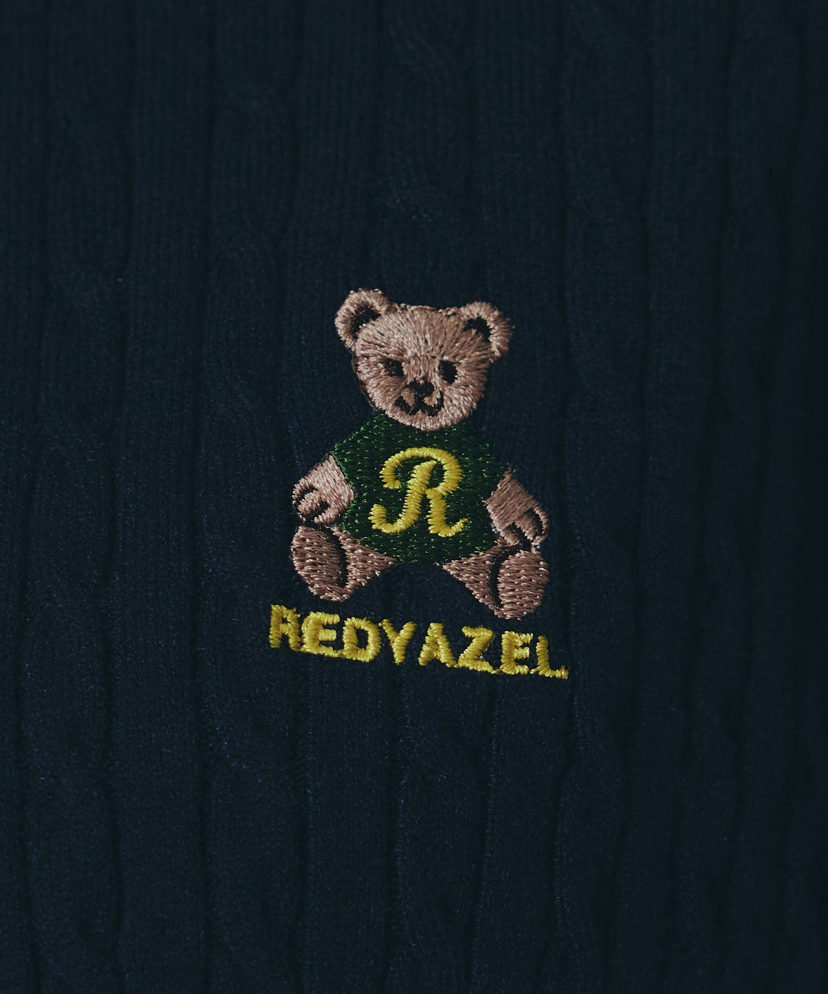 REDYAZEL「Azelyミニケーブルニットカーディガン」|カーディガン|