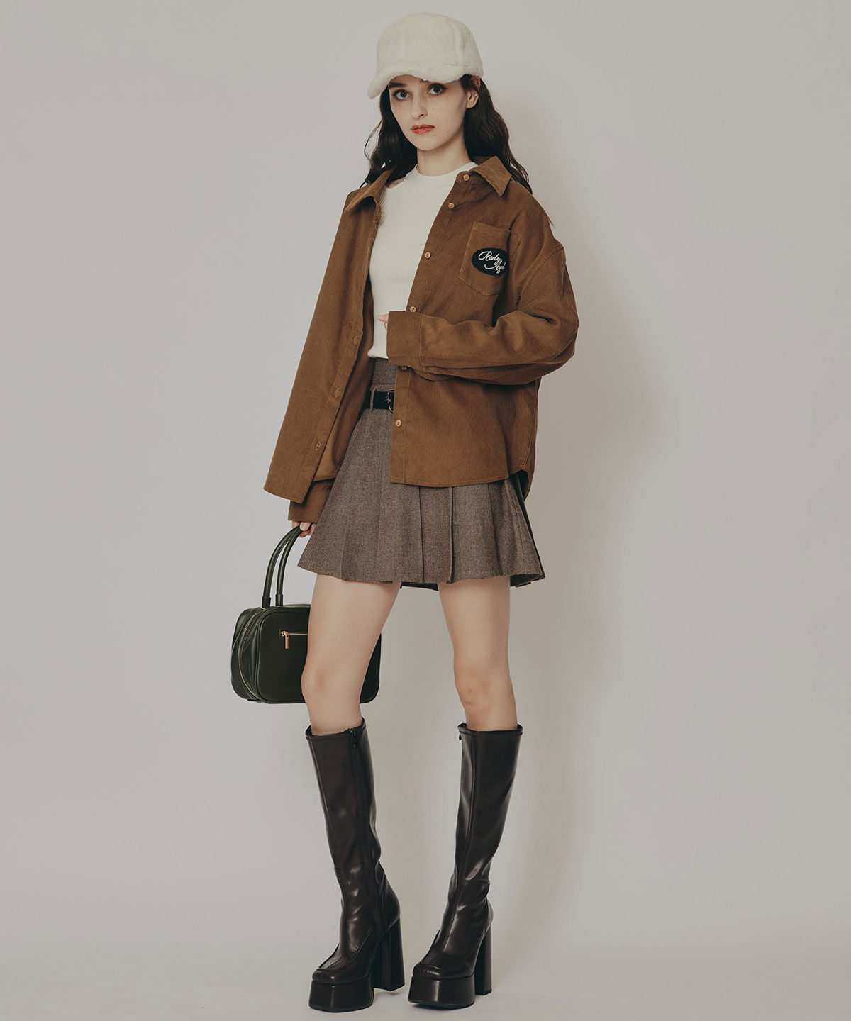 REDYAZEL「ロゴワッペンオーバーシャツ」|シャツ・ブラウス|