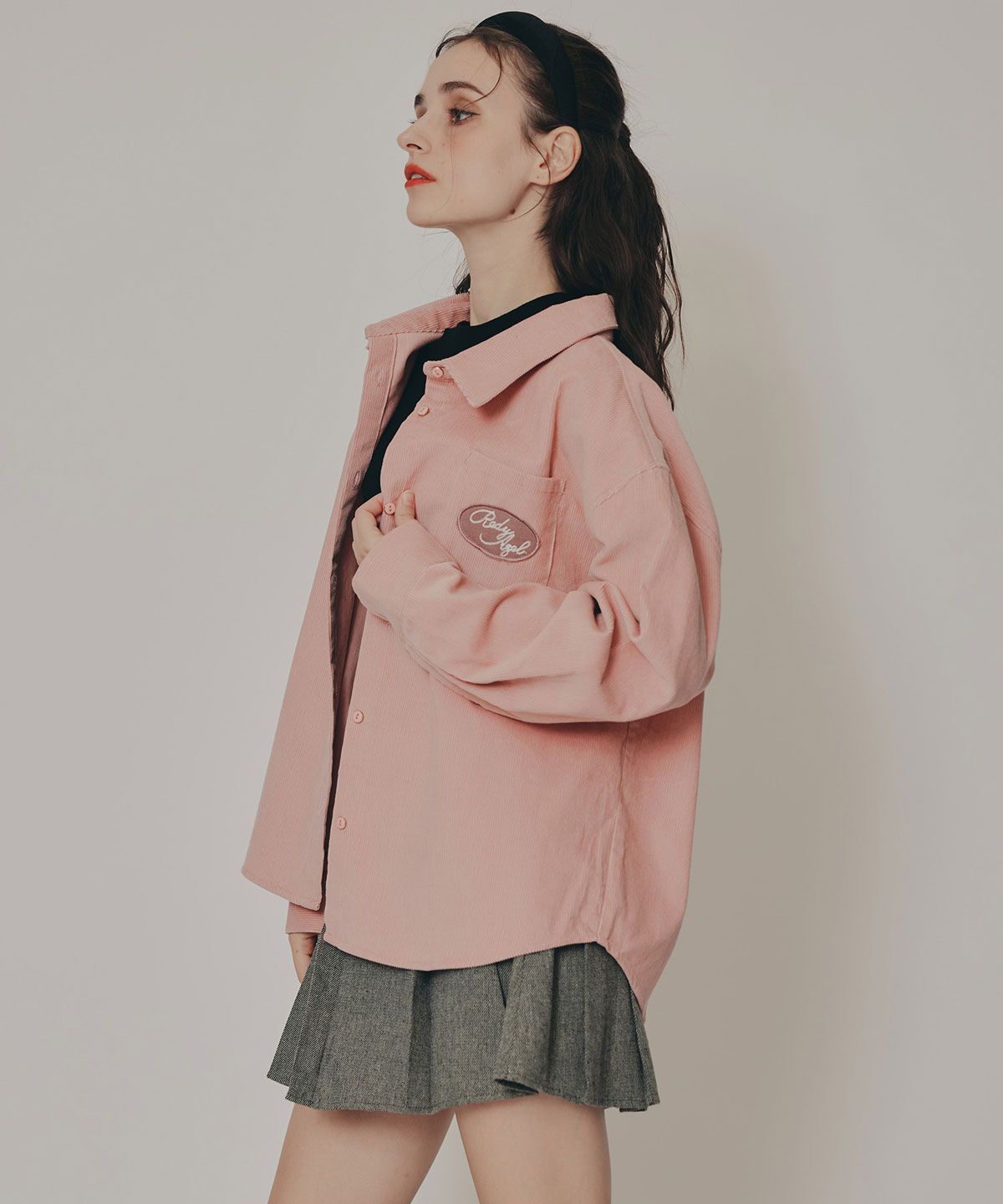 REDYAZEL「ロゴワッペンオーバーシャツ」|シャツ・ブラウス|