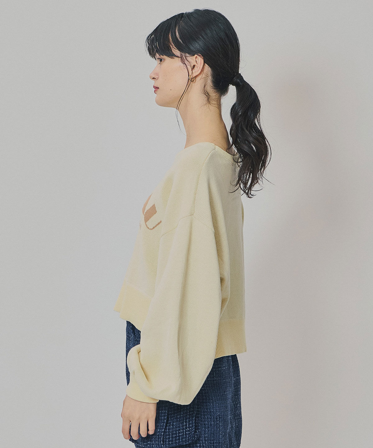 REDYAZEL「スウェットライクジャガードニット」|ニット・セーター|