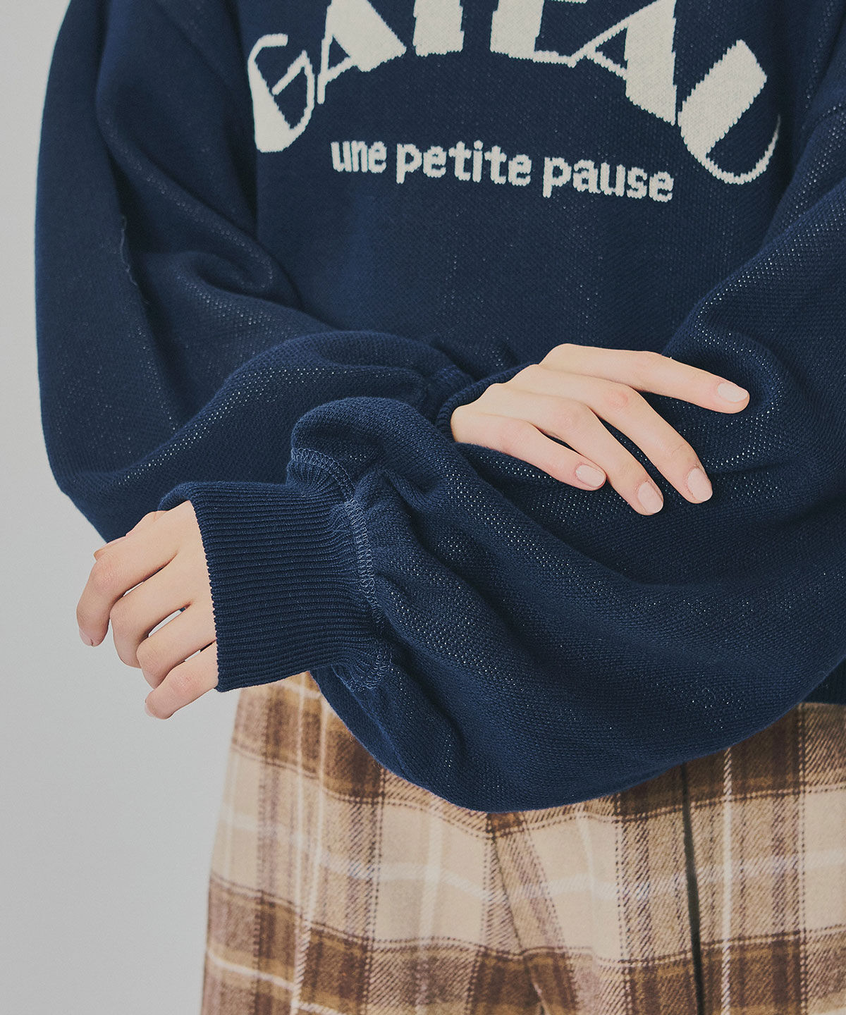 REDYAZEL「スウェットライクジャガードニット」|ニット・セーター|