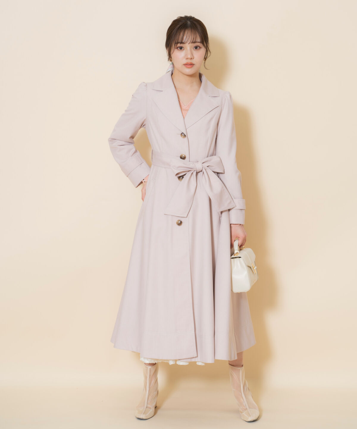 WILLSELECTION「シングルトレンチドレスコート」|トレンチコート|