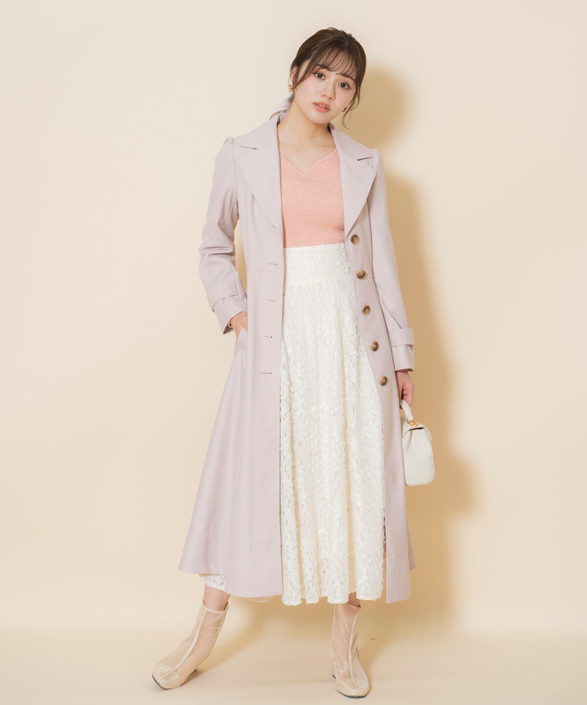 WILLSELECTION「シングルトレンチドレスコート」|トレンチコート|