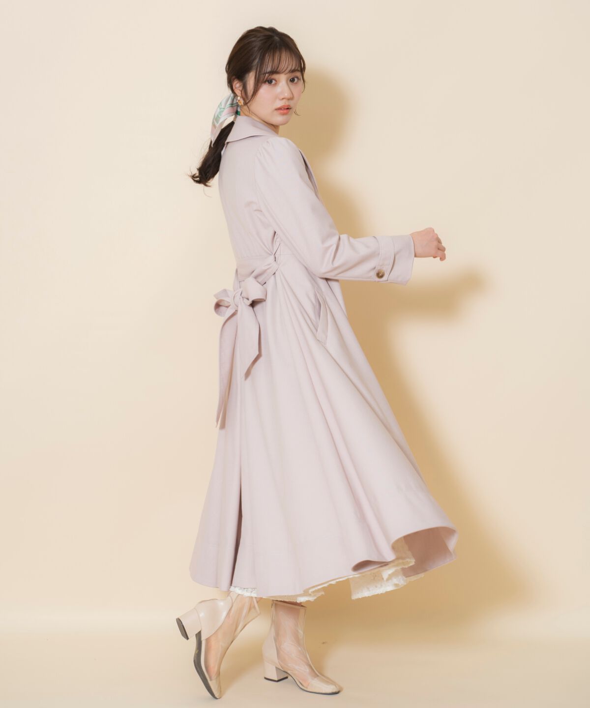 WILLSELECTION「シングルトレンチドレスコート」|トレンチコート|