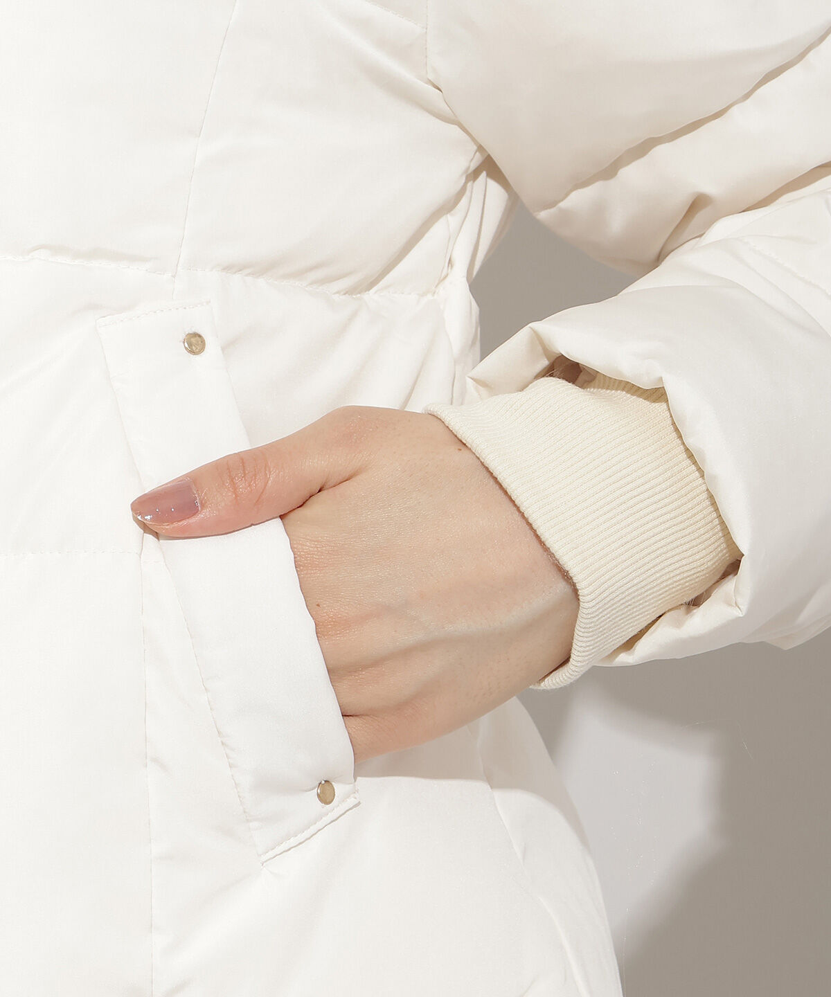 WILLSELECTION「フードファーペプラムショートダウン」|ダウン|