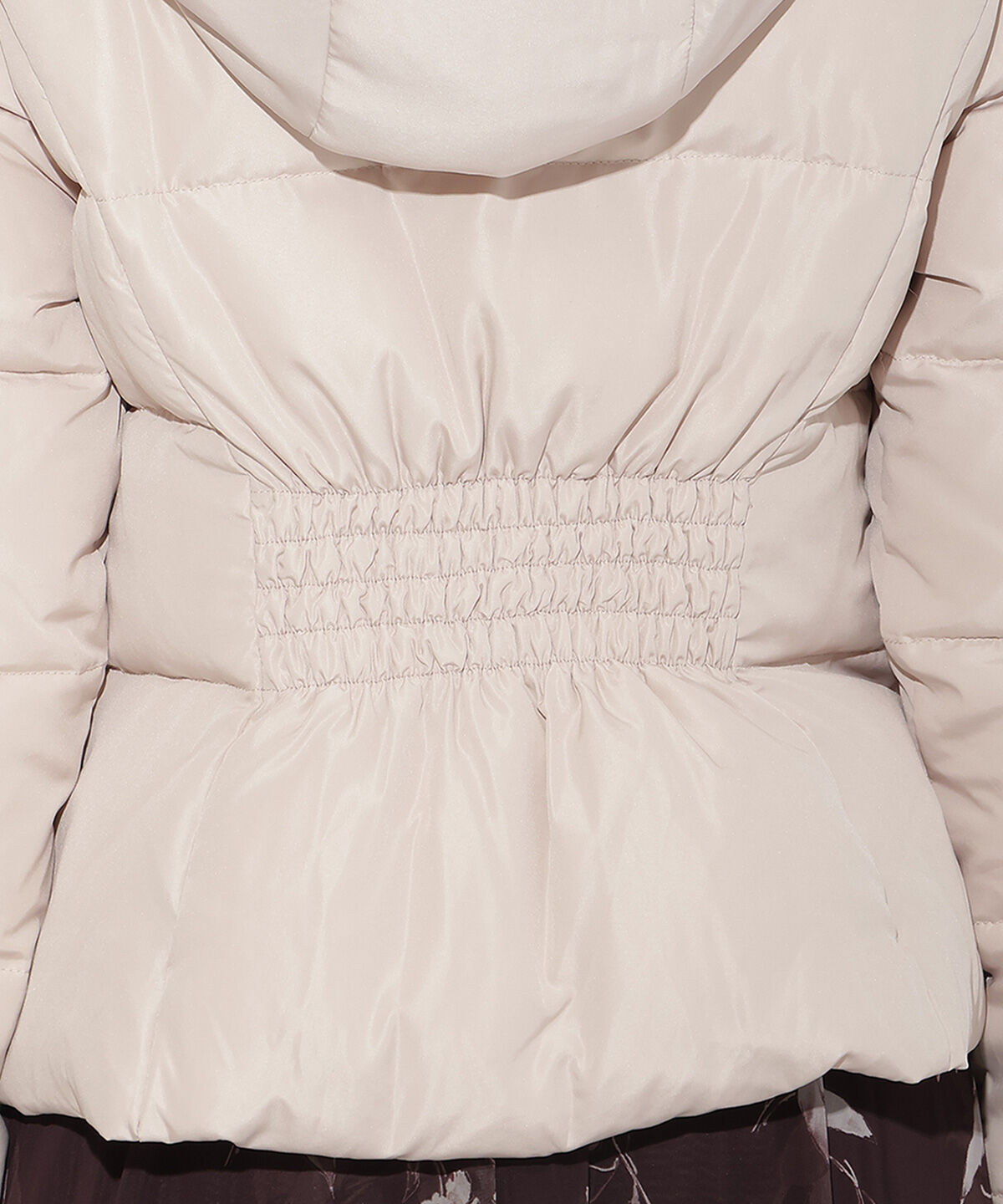 WILLSELECTION「フードファーペプラムショートダウン」|ダウン|