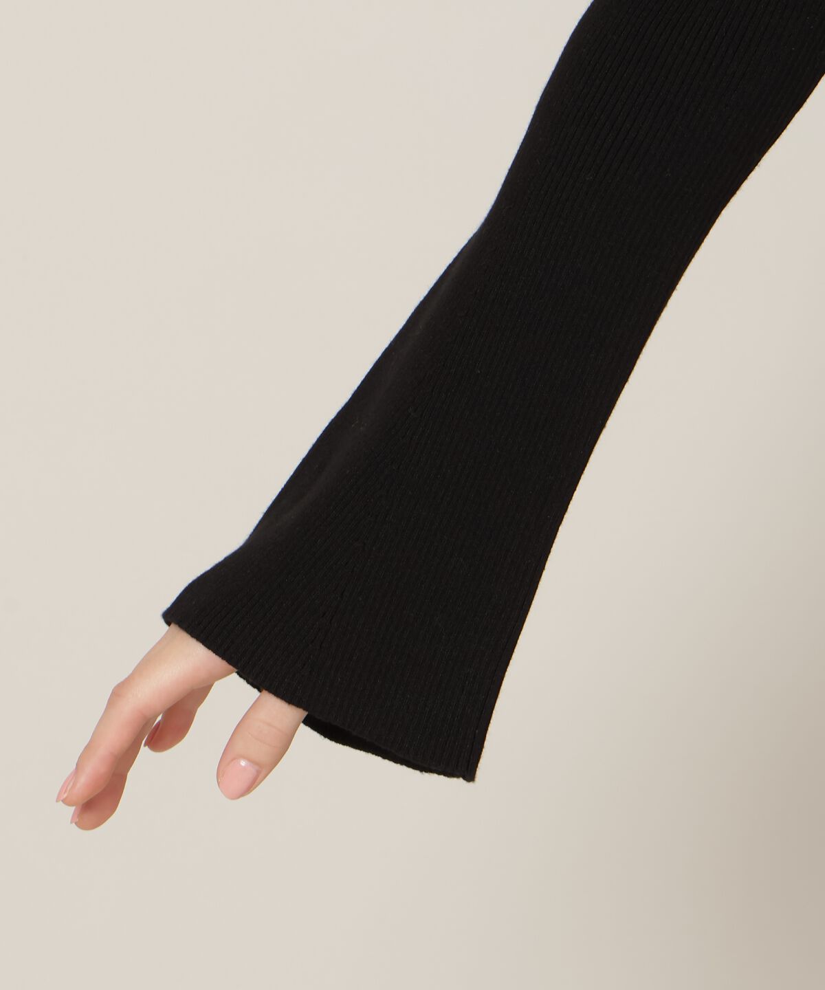 WILLSELECTION「リボンレースカラーフレアスリーブニット」|ニット・セーター|