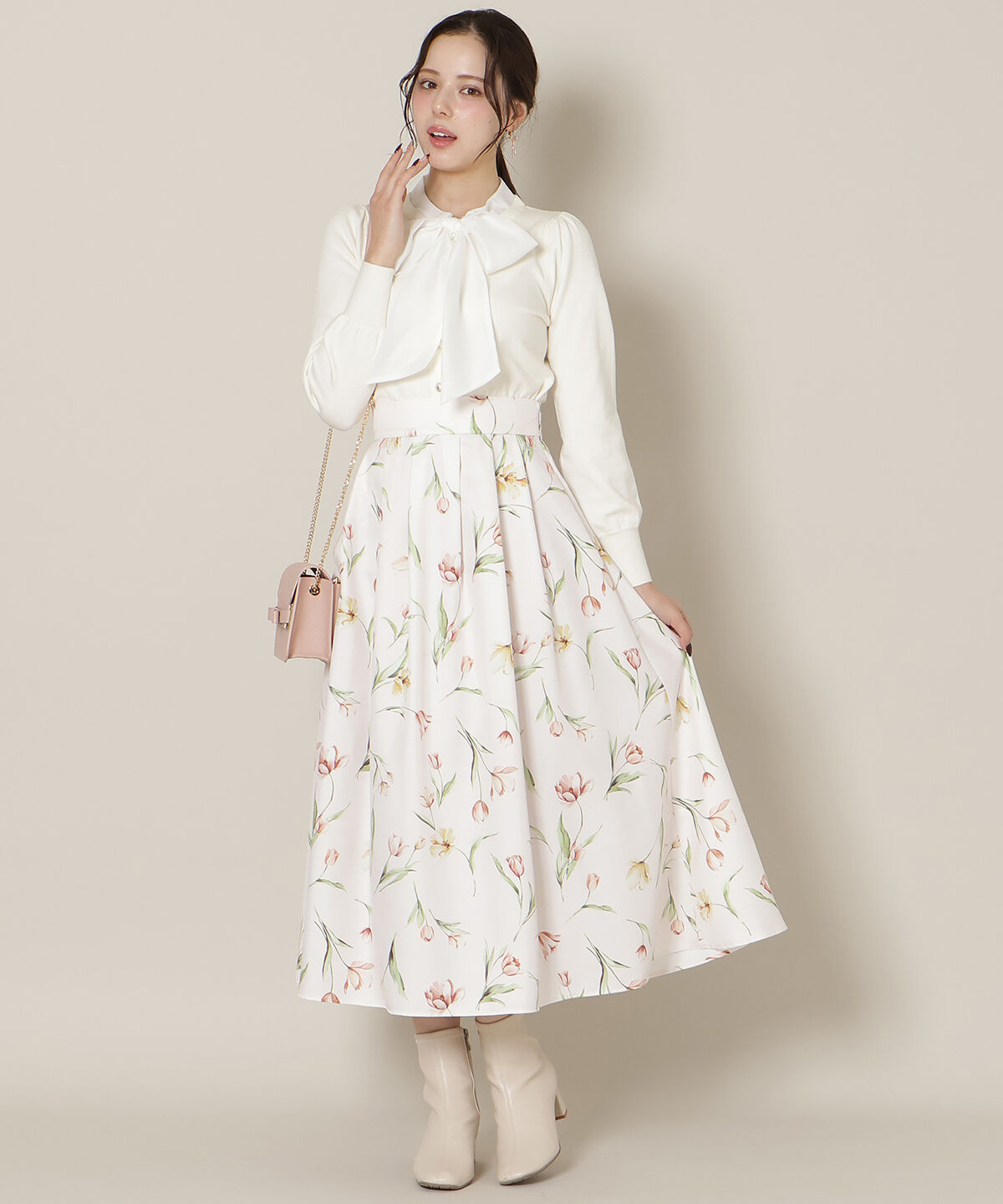 WILLSELECTION「リボンタイプルオーバー」|ニット・セーター|