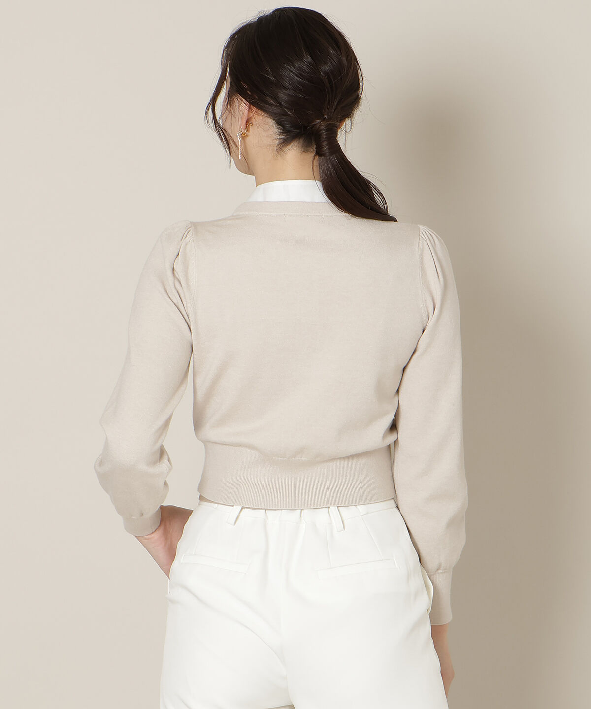 WILLSELECTION「リボンタイプルオーバー」|ニット・セーター|