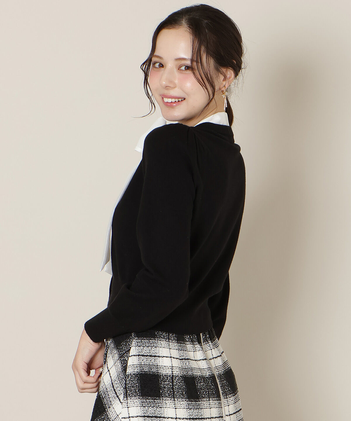 WILLSELECTION「リボンタイプルオーバー」|ニット・セーター|