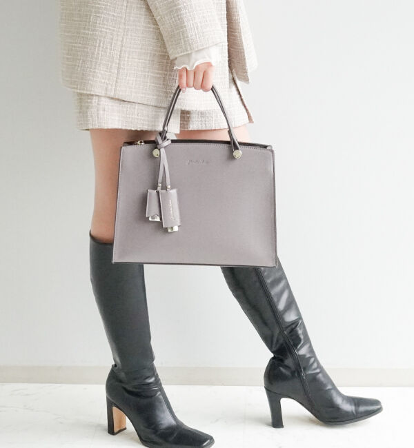 Jewelna Rose「ジュエルナローズ |ターミー ハンドバッグ トート ミドルサイズ コンパクト  10757」|トートバッグ|