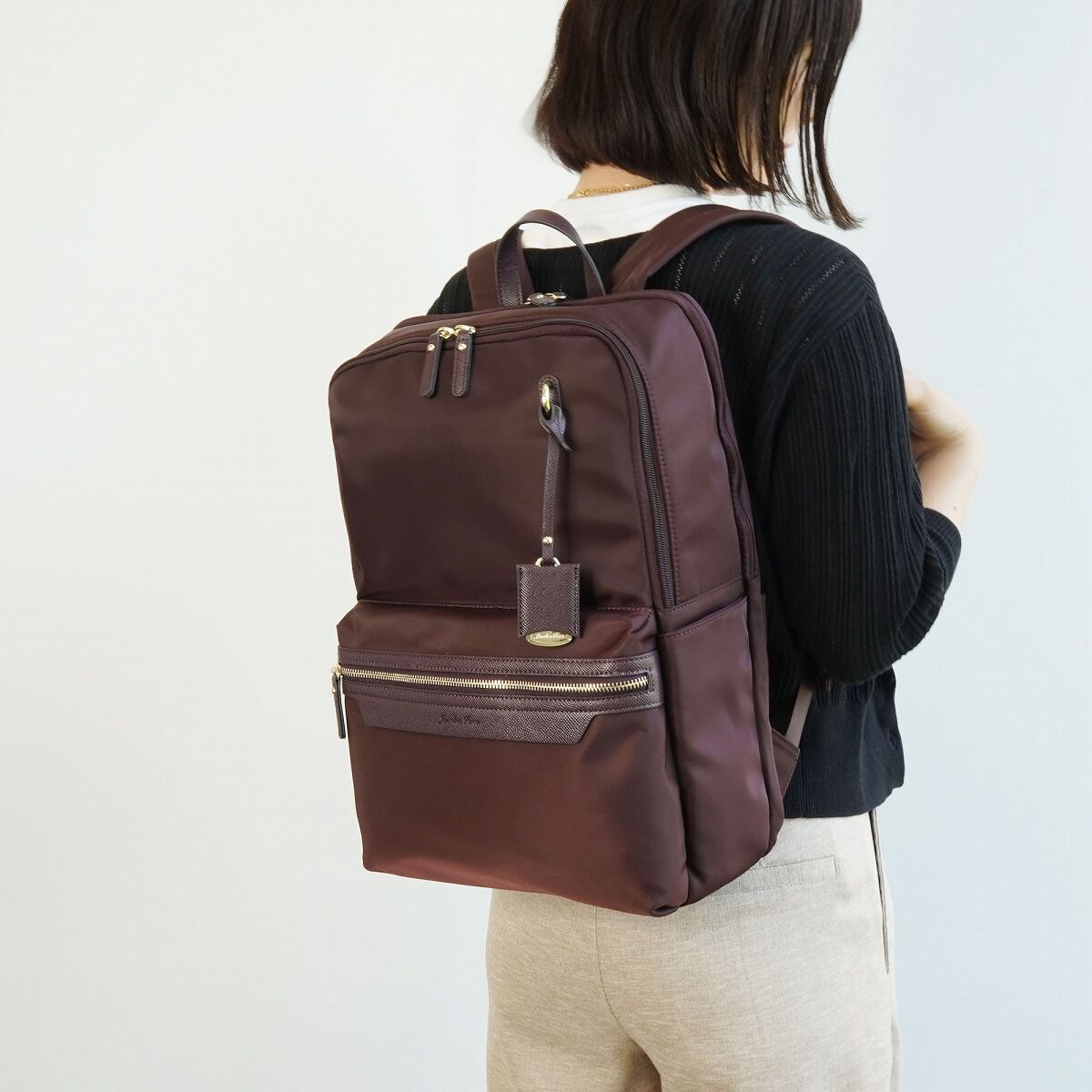 Jewelna Rose「ジュエルナローズ リモハピ リュックサック A4 PC収納 通勤  15.6インチ 10772」|リュック|