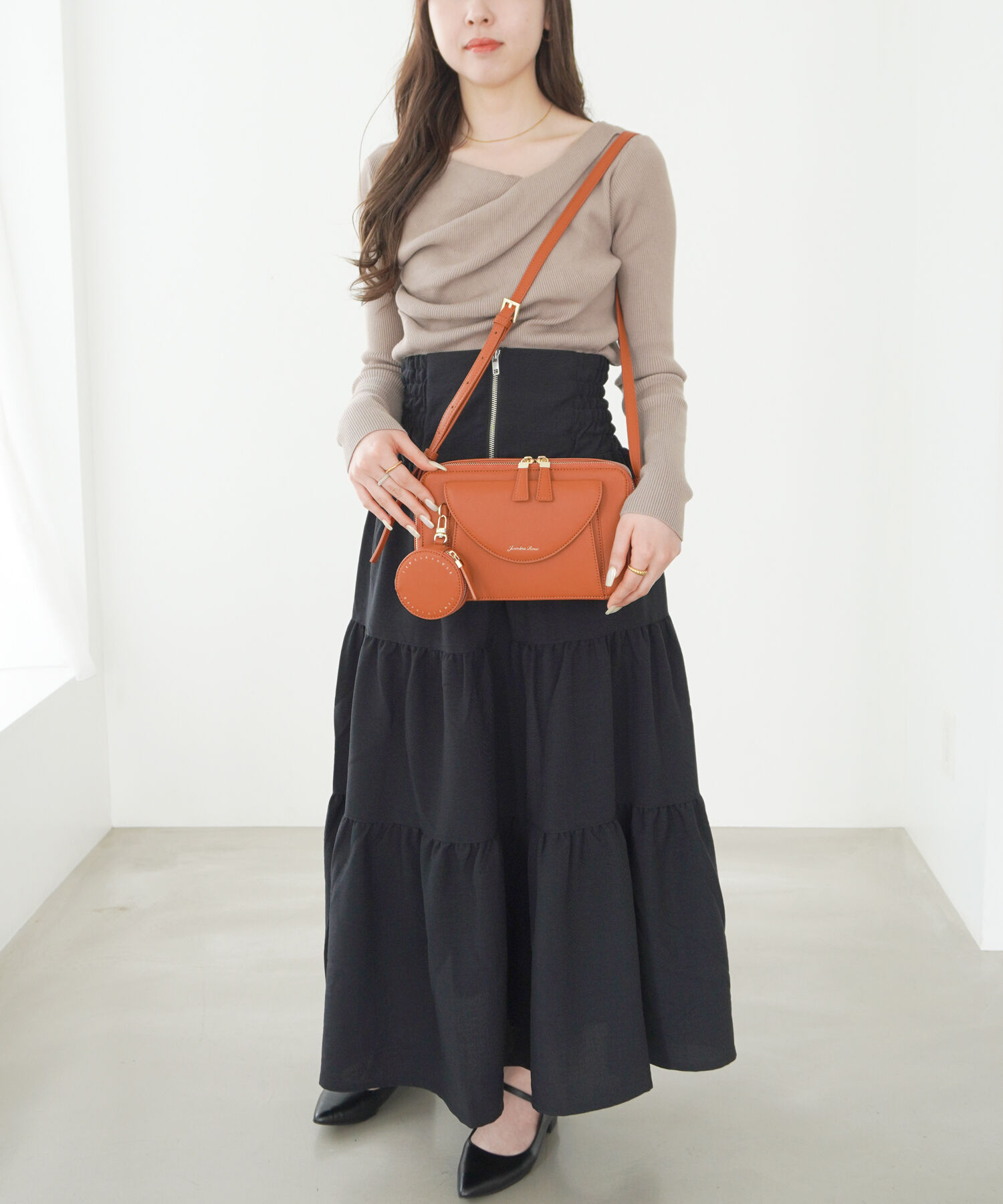 Jewelna Rose「Jewelna Rose ヴィクシー ショルダーバッグ コンパクトバッグ 16231」|ショルダー・メッセンジャー|