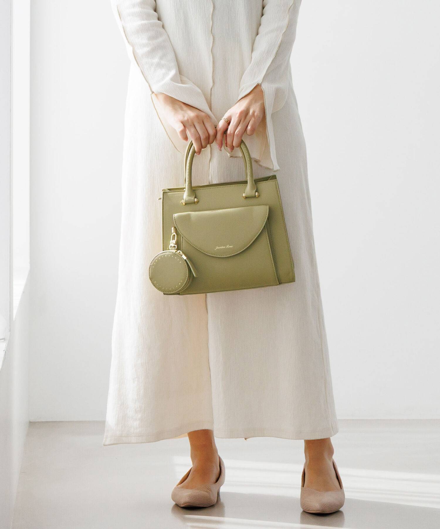 Jewelna Rose「Jewelna Rose ヴィクシー ハンドバッグ コンパクトバッグ 16232」|ショルダー・メッセンジャー|