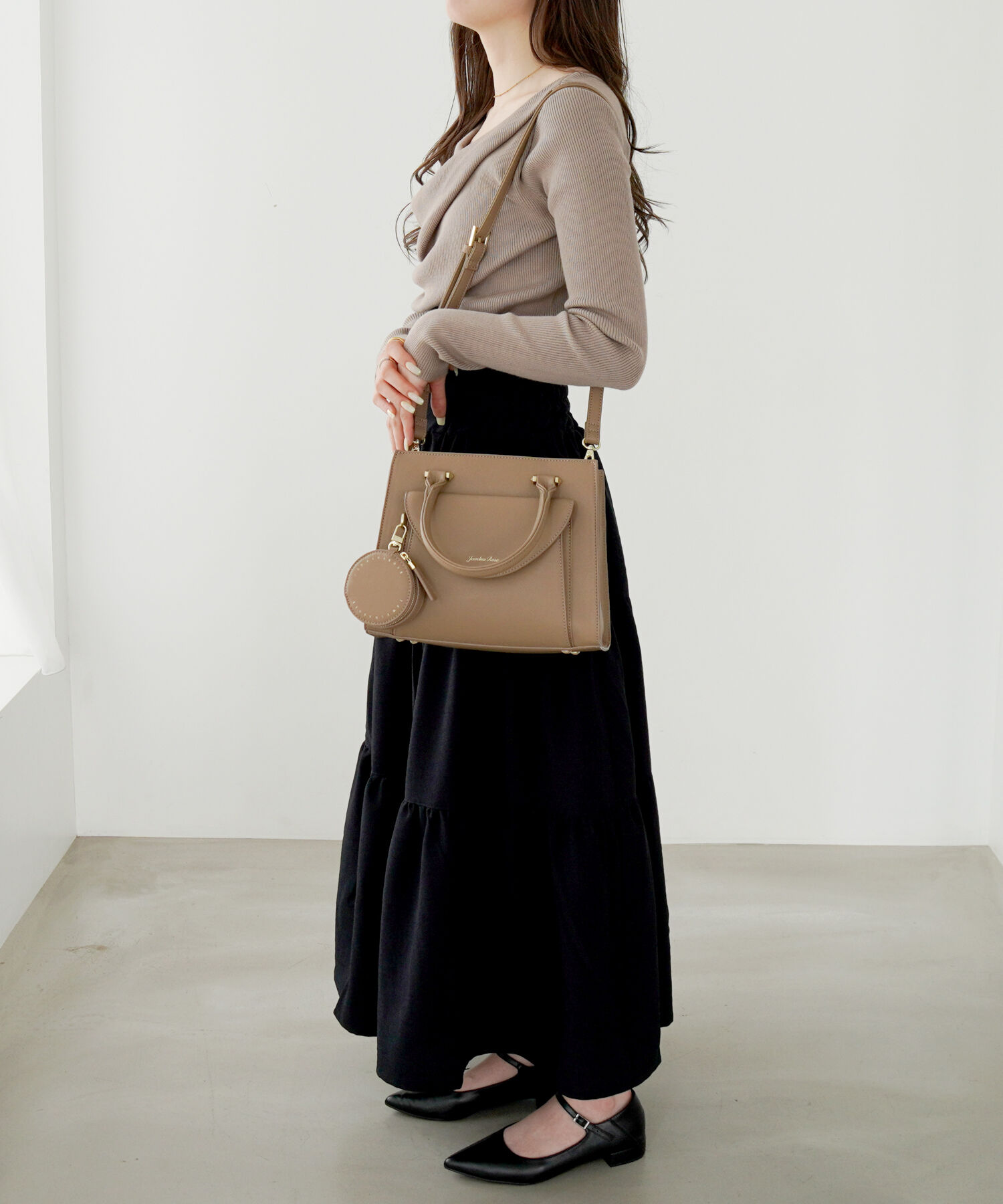 Jewelna Rose「Jewelna Rose ヴィクシー ハンドバッグ コンパクトバッグ 16232」|ショルダー・メッセンジャー|