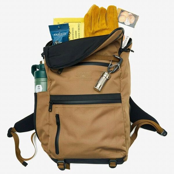 AS2OV「AS2OV / アッソブ WP CORDURA 305D ROUND ZIP BP」|リュック|