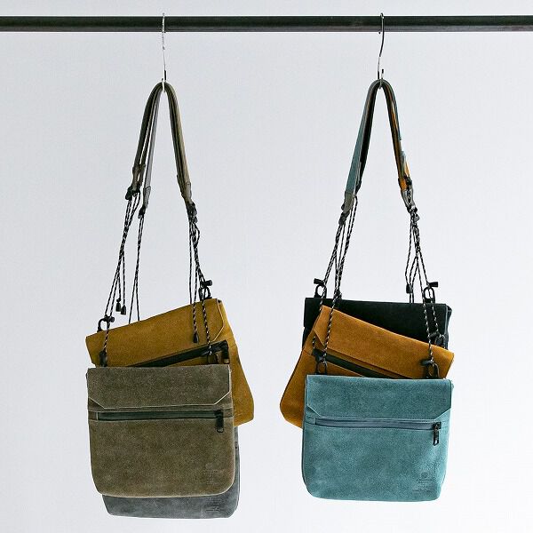 AS2OV「AS2OV / アッソブ SUEDE SACOCHE」|ショルダー・メッセンジャー|