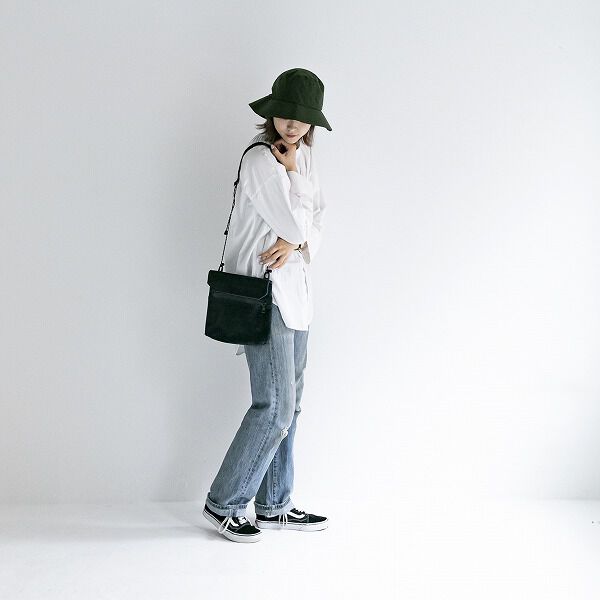 AS2OV「AS2OV / アッソブ SUEDE SACOCHE」|ショルダー・メッセンジャー|